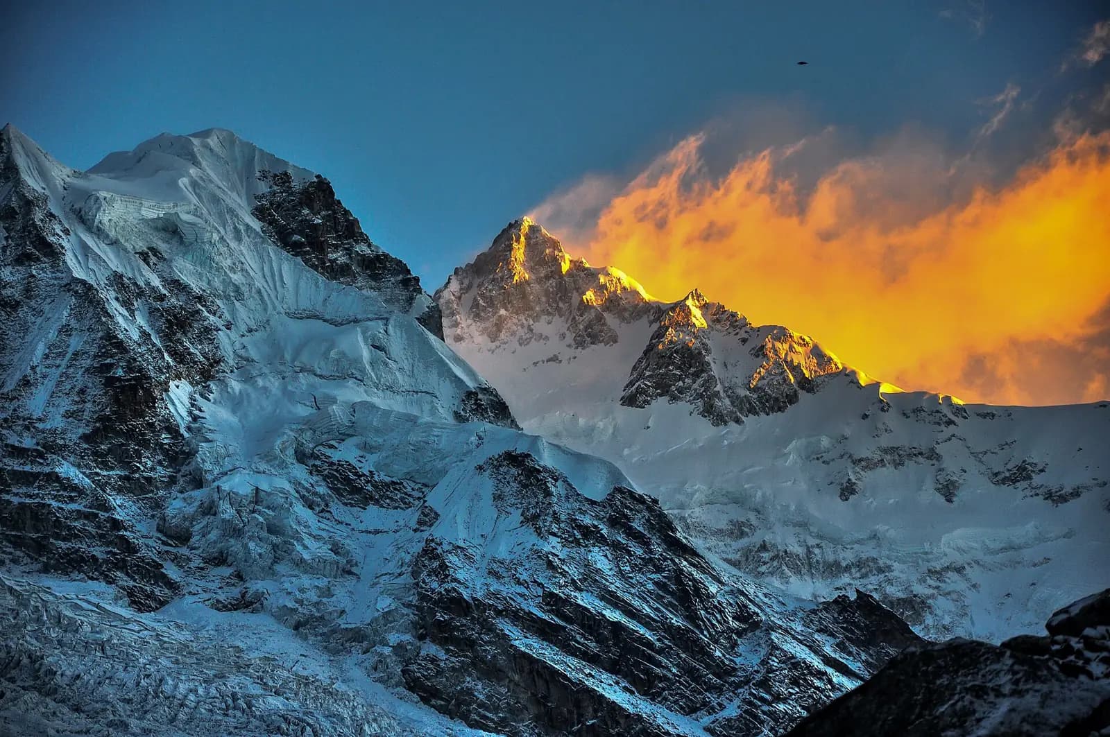 Goechala — Mount Kanchenjunga seen from Goechala