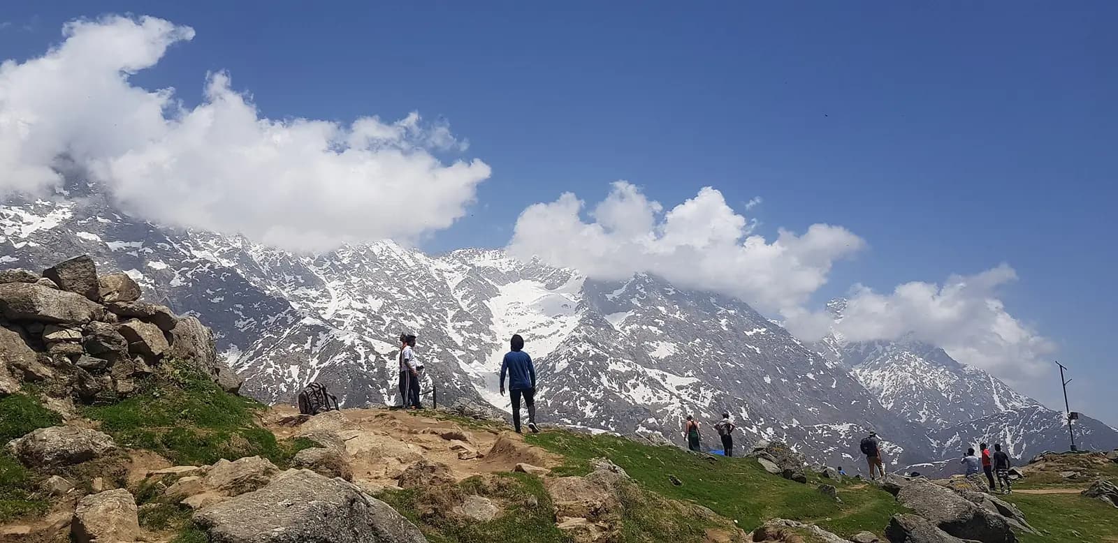 Triund — Triund Trek, McLeodganj, Dhauladhar ranges
