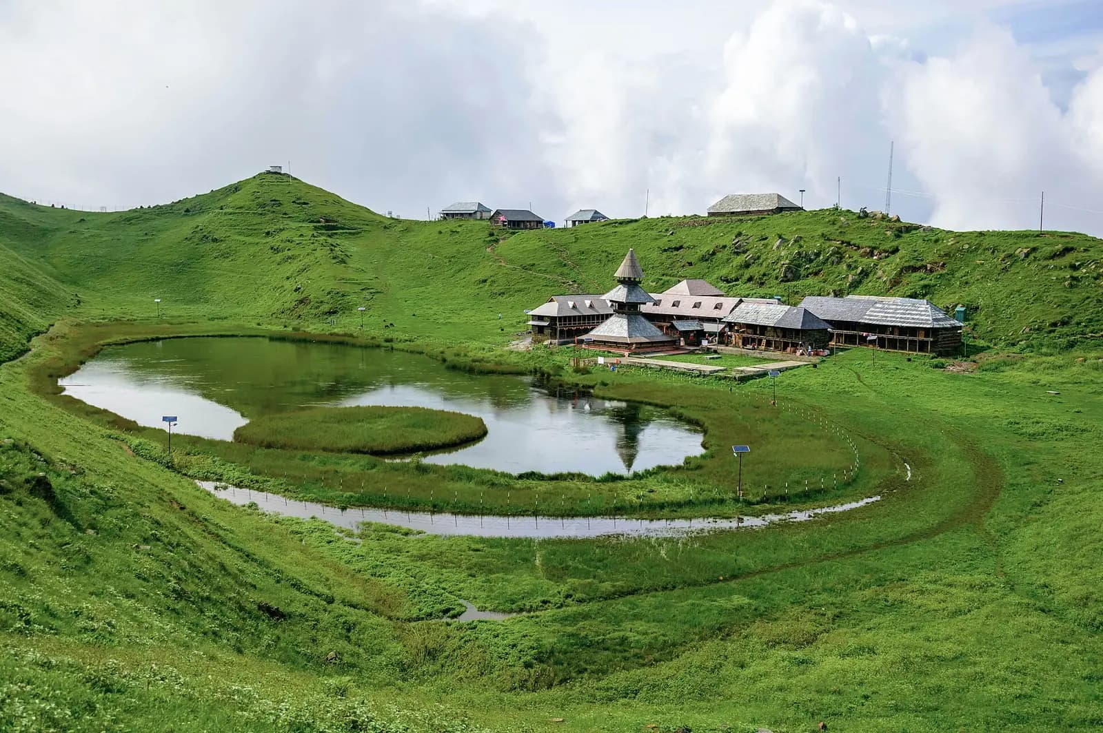 Prashar Lake — A very beautiful place called 'Prashar Lake' is totally worth of 43km uphill ride/trek through forest from Mandi, Himach
