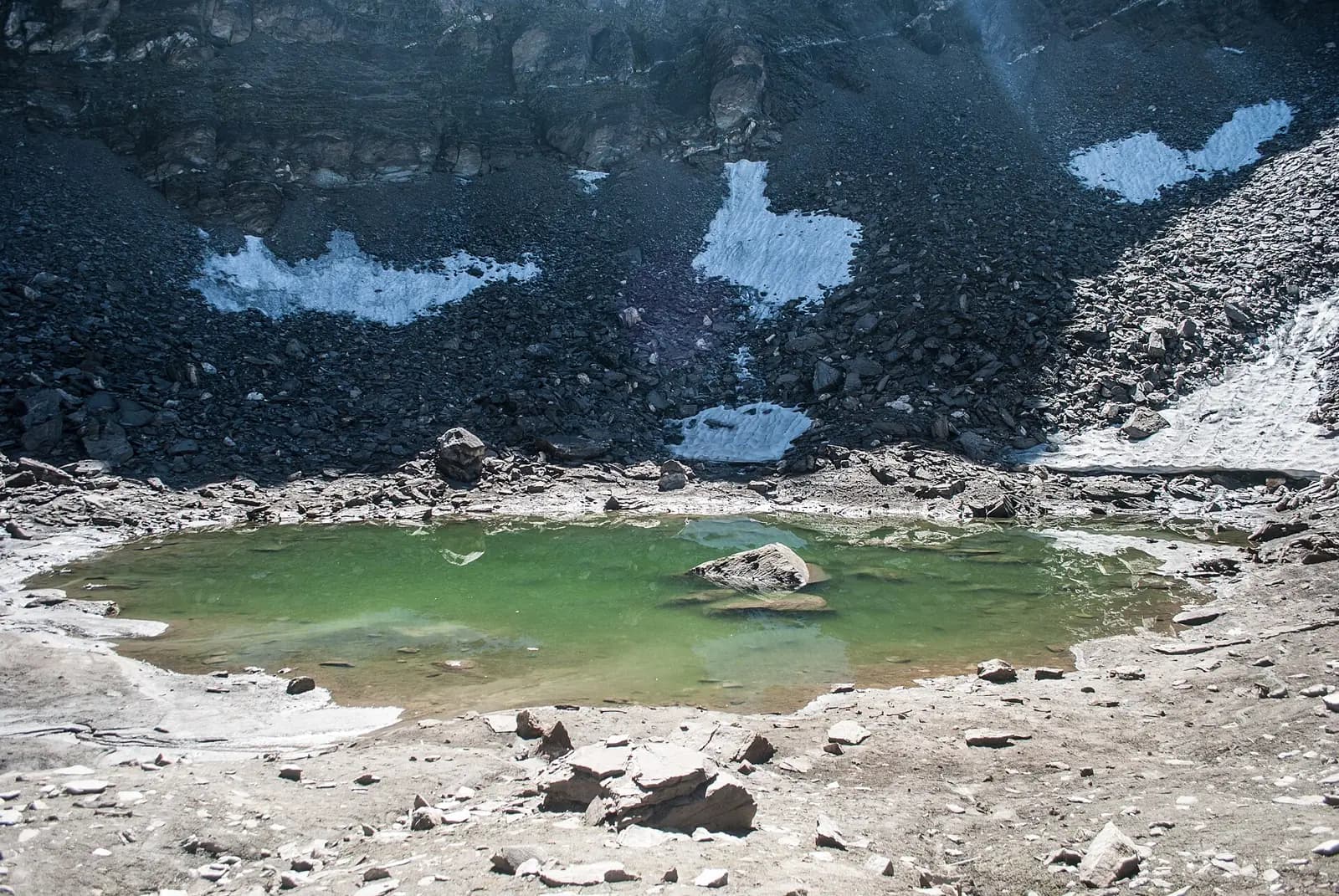 Roopkund — The roopkund lake in August2014