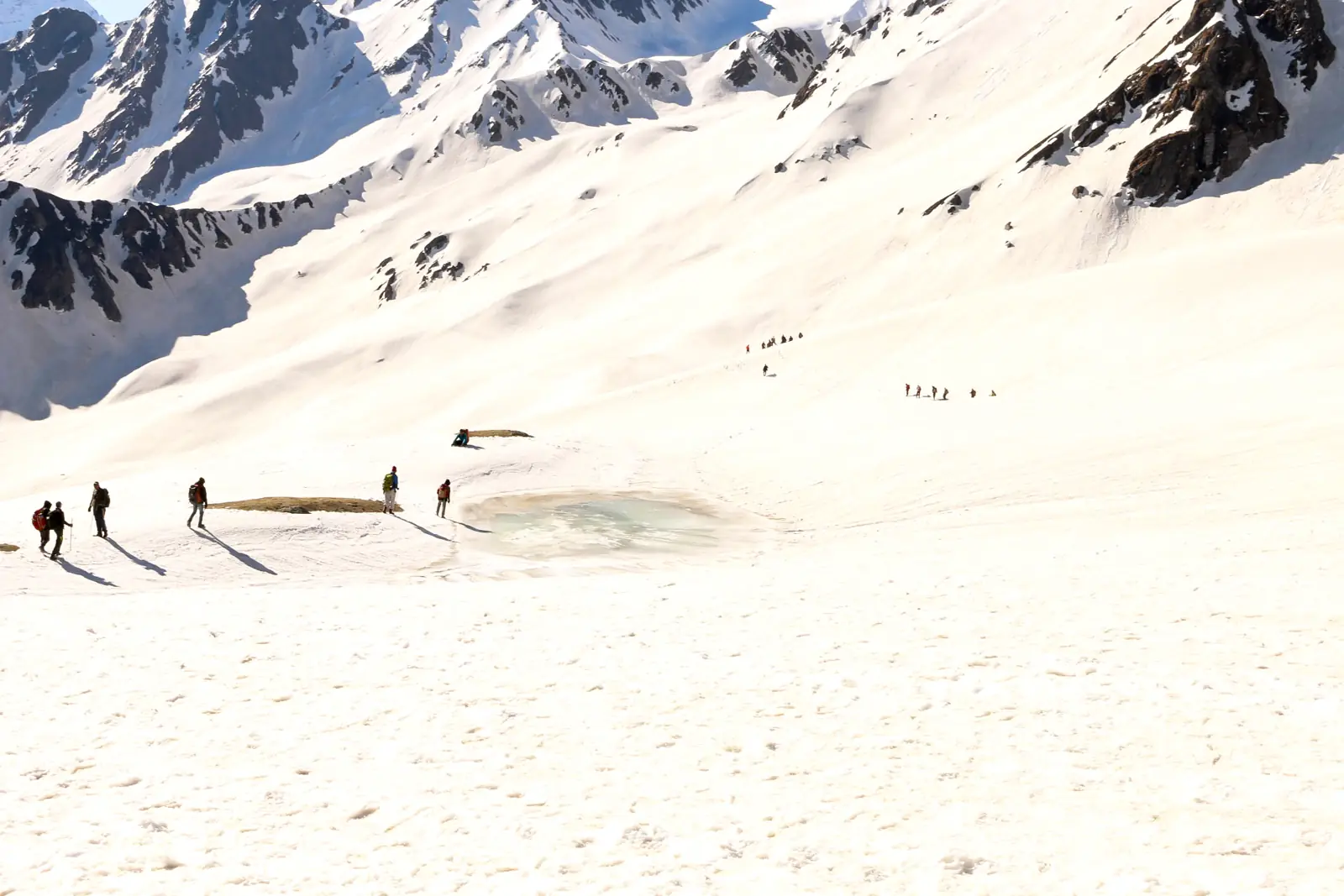 Sar Pass — Frozen Lake - Sar